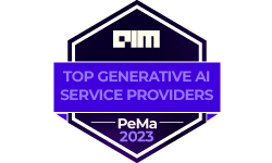 Featured in AIM's PeMa Quadrant for Top Generative AI Service Providers for 2023